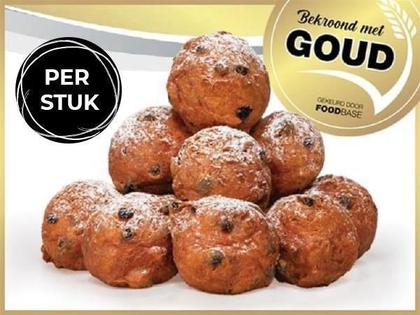 Oliebol met rozijnen